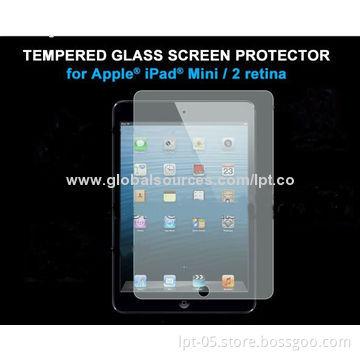 2014 New hot sale 9H tempered-glass screen protector for iPad 2/3/4